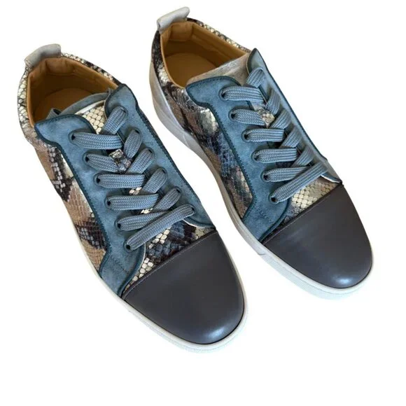 Christian Louboutin Leather Louis Junior Orlato Flat, Sizes 42